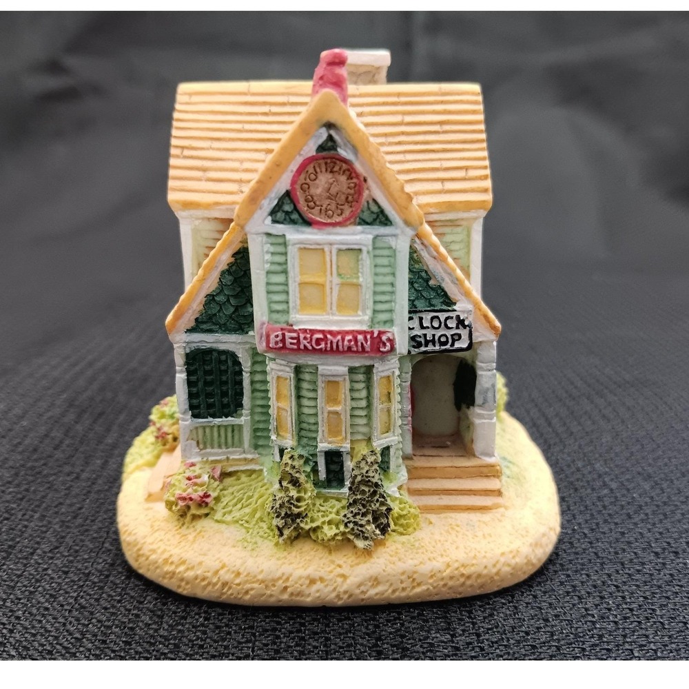 Liberty Falls Americana Collection Bergman's Clock Shop AH104 Vintage 1996 Box